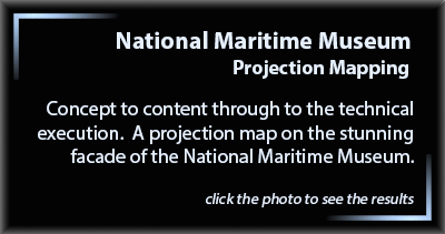 Link to the Nuroptics projection mapping of the National Maritime Museum